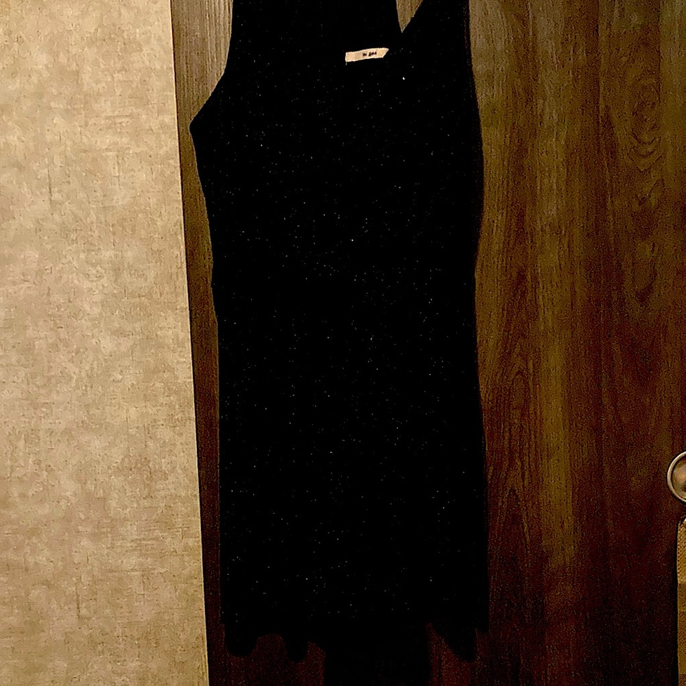 Francesca’s Collection- romper. Sparkly black size M. Worn twice. No tags.